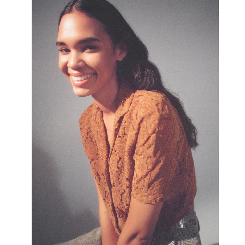 NWT Urban Outfitters Noah Chenille Button-Down Top